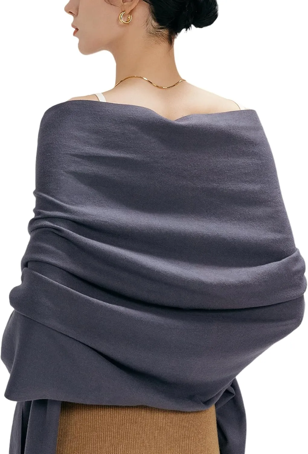 maamgic Women's Scarf Pashmina Shawls and Wraps for Evening Dresses Travel Office Winter Wedding Large Scarves