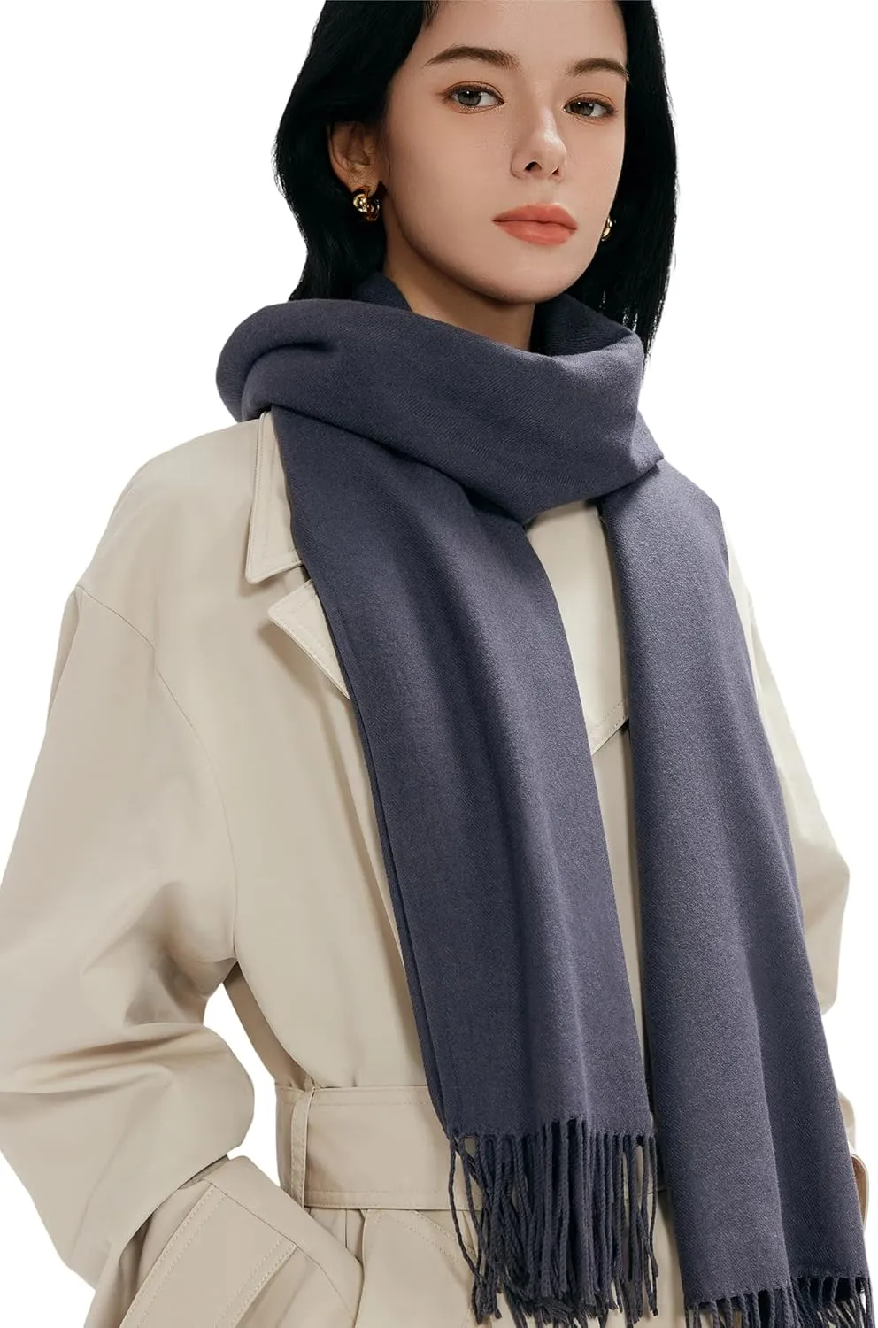 maamgic Women's Scarf Pashmina Shawls and Wraps for Evening Dresses Travel Office Winter Wedding Large Scarves