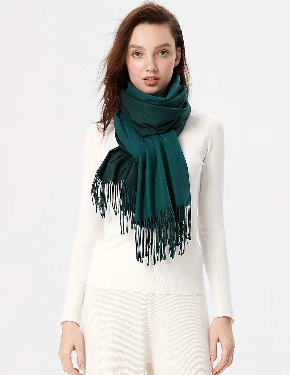 maamgic Women's Scarf Pashmina Shawls and Wraps for Evening Dresses Travel Office Winter Wedding Large Scarves
