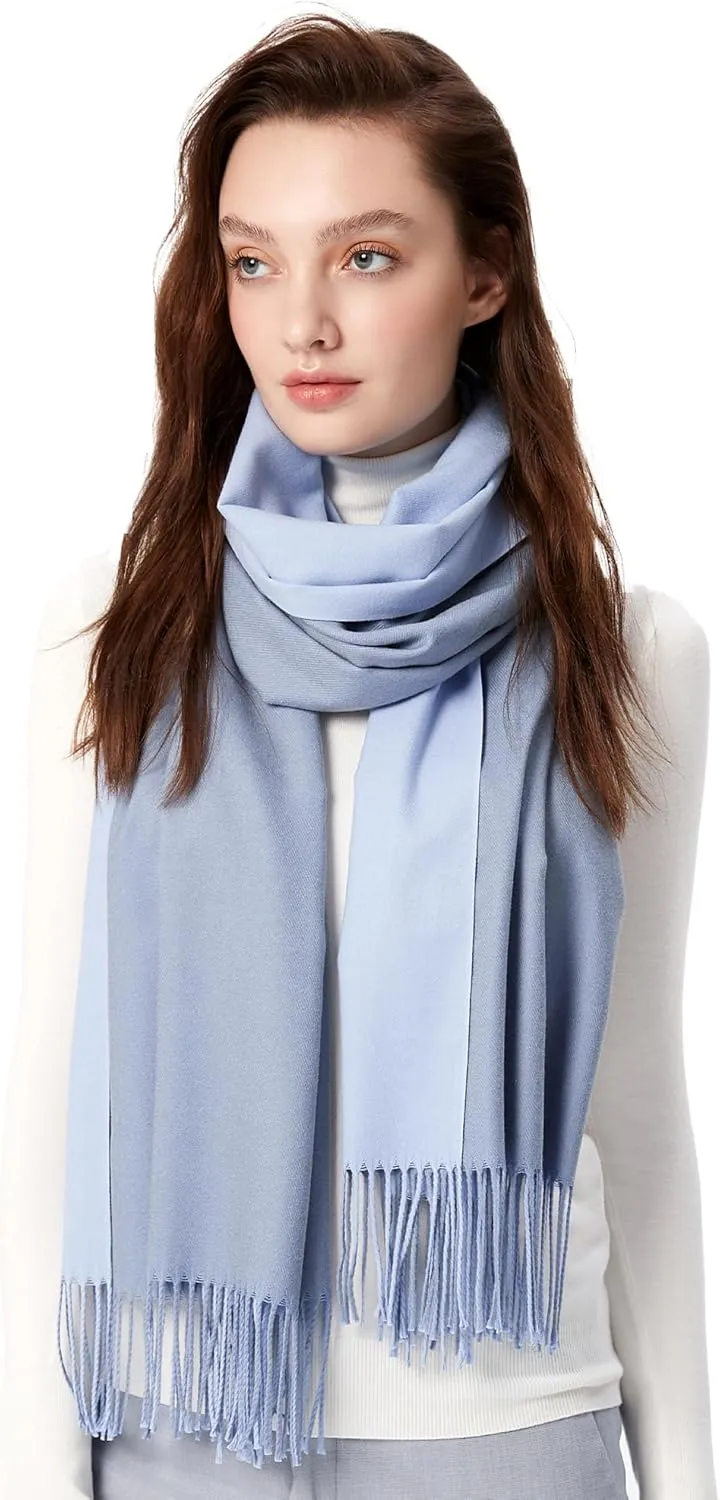 maamgic Women's Scarf Pashmina Shawls and Wraps for Evening Dresses Travel Office Winter Wedding Large Scarves