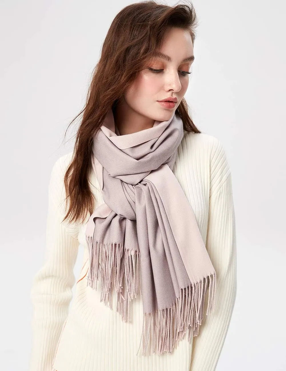 maamgic Women's Scarf Pashmina Shawls and Wraps for Evening Dresses Travel Office Winter Wedding Large Scarves