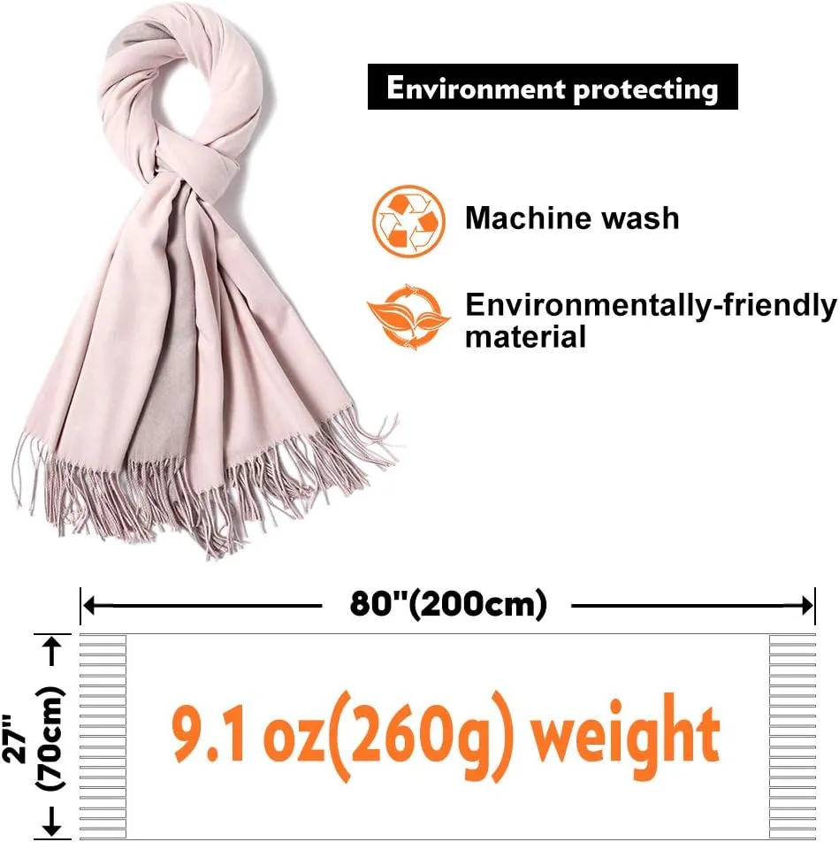 maamgic Women's Scarf Pashmina Shawls and Wraps for Evening Dresses Travel Office Winter Wedding Large Scarves