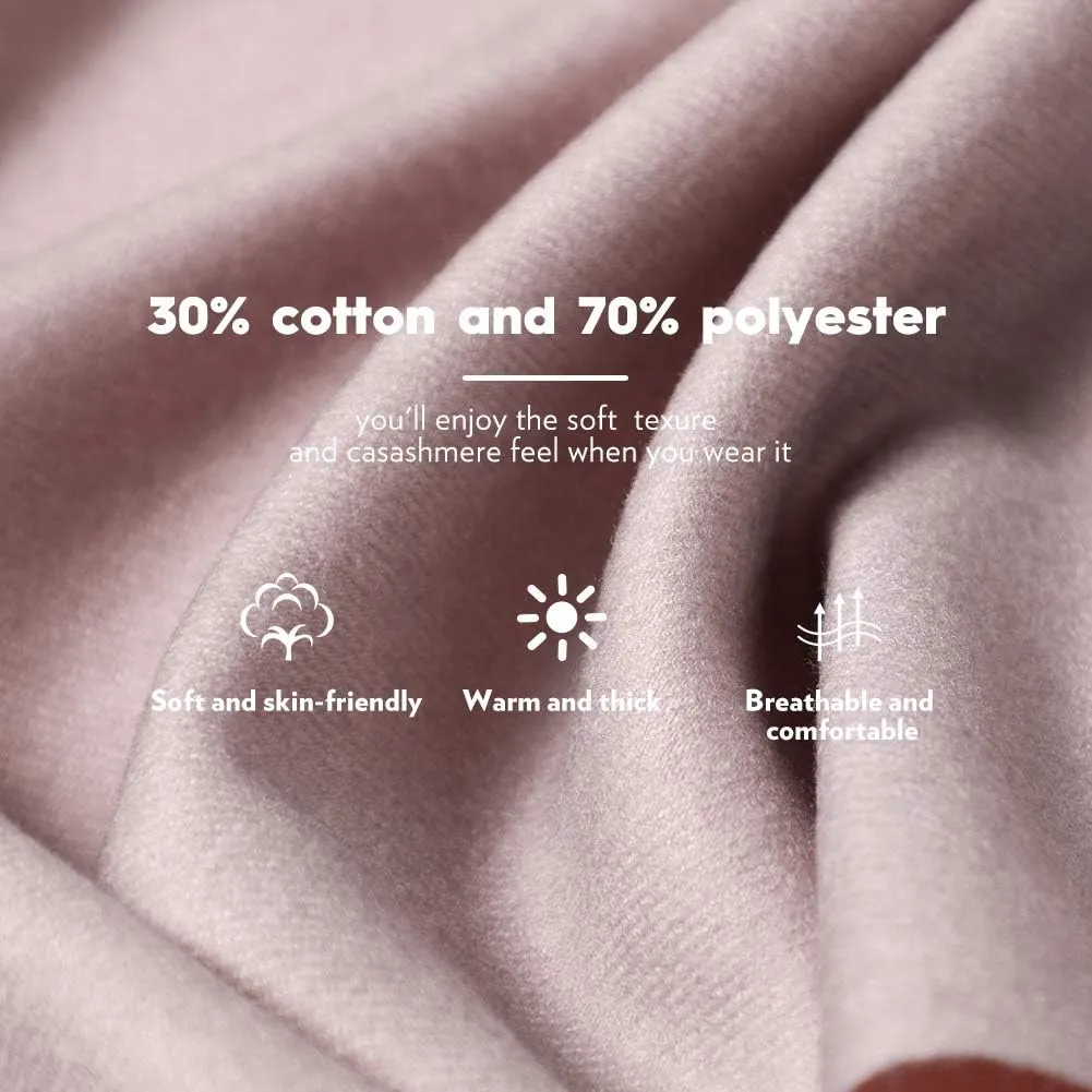 maamgic Women's Scarf Pashmina Shawls and Wraps for Evening Dresses Travel Office Winter Wedding Large Scarves