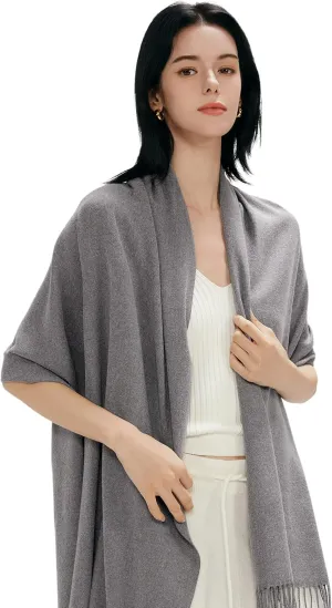 maamgic Women's Scarf Pashmina Shawls and Wraps for Evening Dresses Travel Office Winter Wedding Large Scarves
