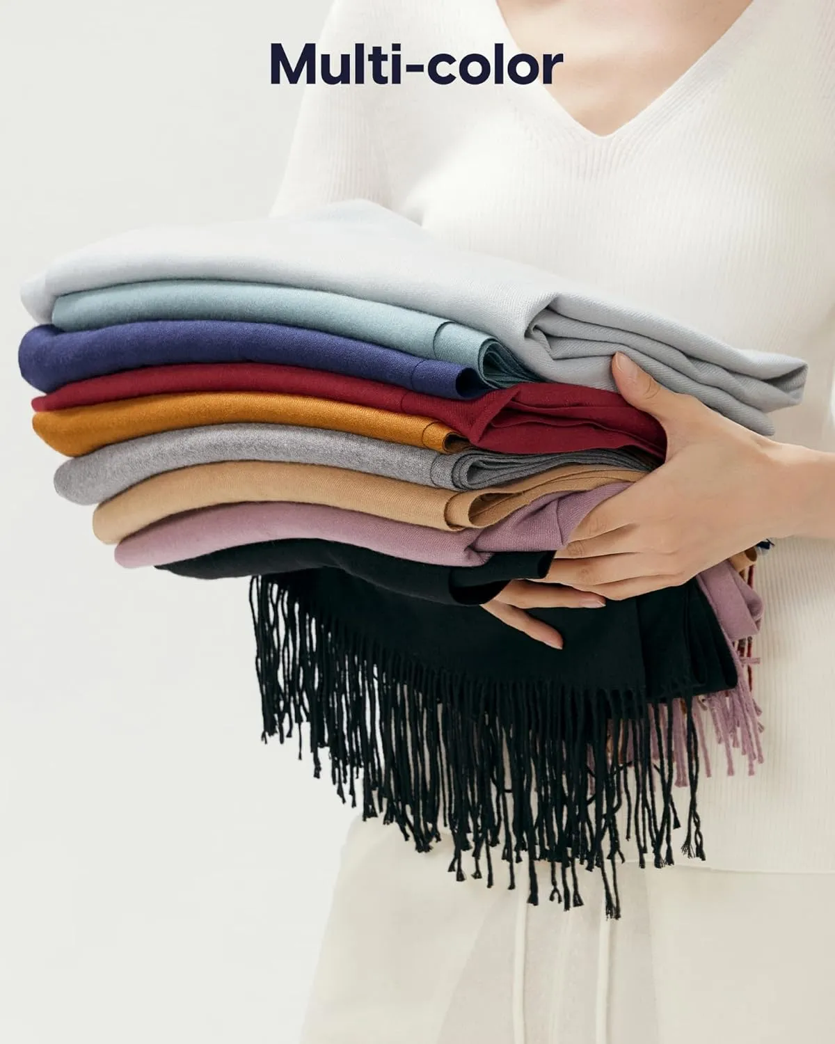 maamgic Women's Scarf Pashmina Shawls and Wraps for Evening Dresses Travel Office Winter Wedding Large Scarves