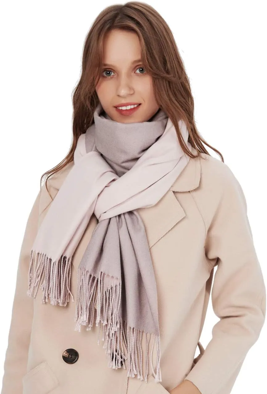 maamgic Women's Scarf Pashmina Shawls and Wraps for Evening Dresses Travel Office Winter Wedding Large Scarves