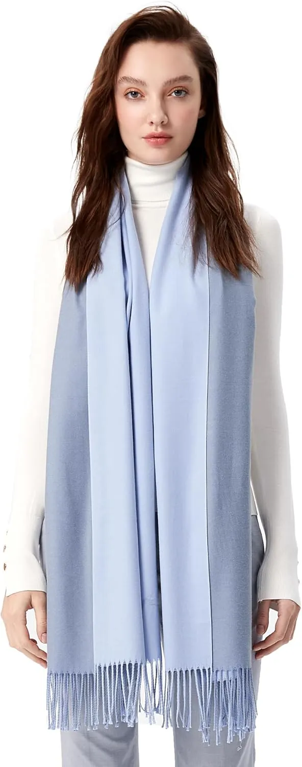 maamgic Women's Scarf Pashmina Shawls and Wraps for Evening Dresses Travel Office Winter Wedding Large Scarves