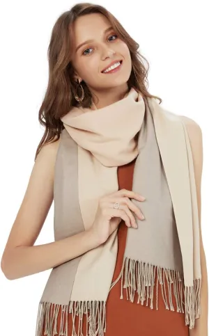 maamgic Women's Scarf Pashmina Shawls and Wraps for Evening Dresses Travel Office Winter Wedding Large Scarves
