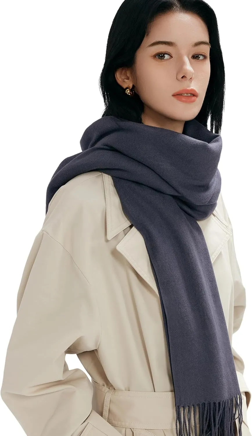 maamgic Women's Scarf Pashmina Shawls and Wraps for Evening Dresses Travel Office Winter Wedding Large Scarves