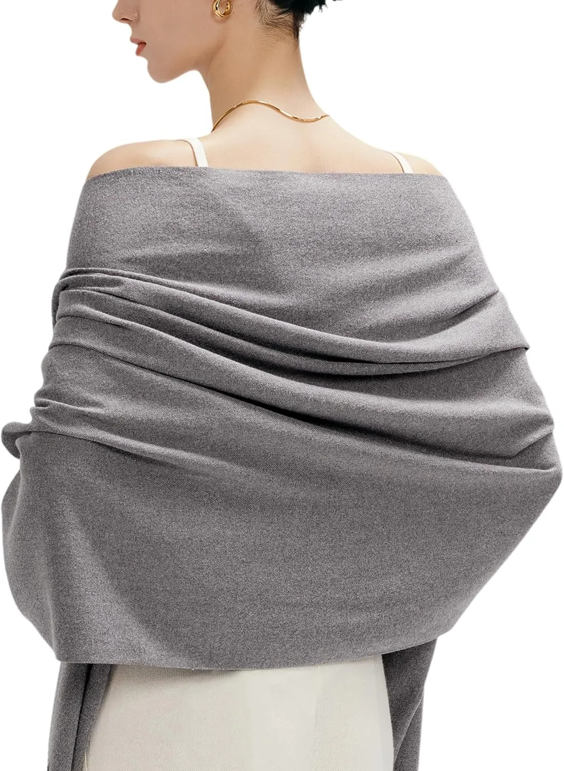 maamgic Women's Scarf Pashmina Shawls and Wraps for Evening Dresses Travel Office Winter Wedding Large Scarves