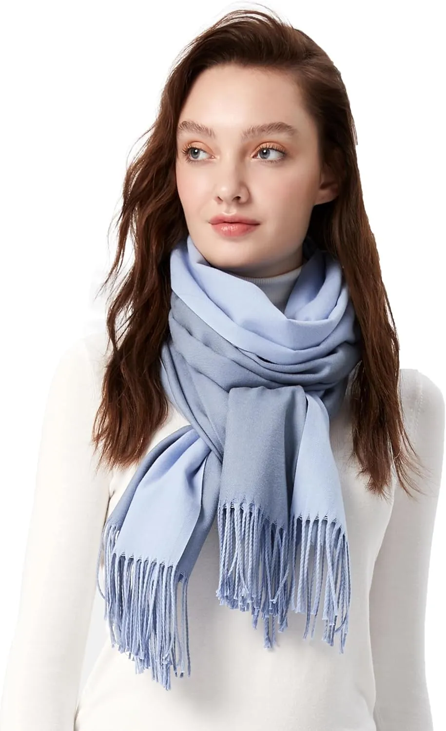 maamgic Women's Scarf Pashmina Shawls and Wraps for Evening Dresses Travel Office Winter Wedding Large Scarves