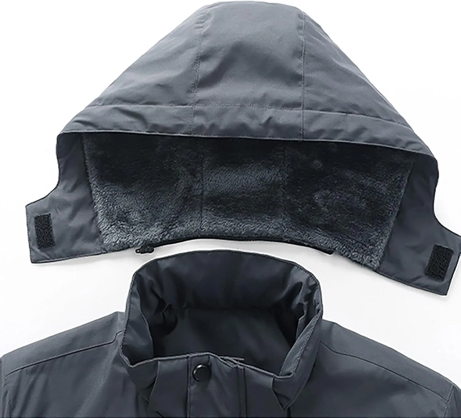 Mens 2023 Raincoat Tactical Jacket Softshell Fleece Hoodie Full Zip up Jackets Coat Lightweight Waterproof Raincoat