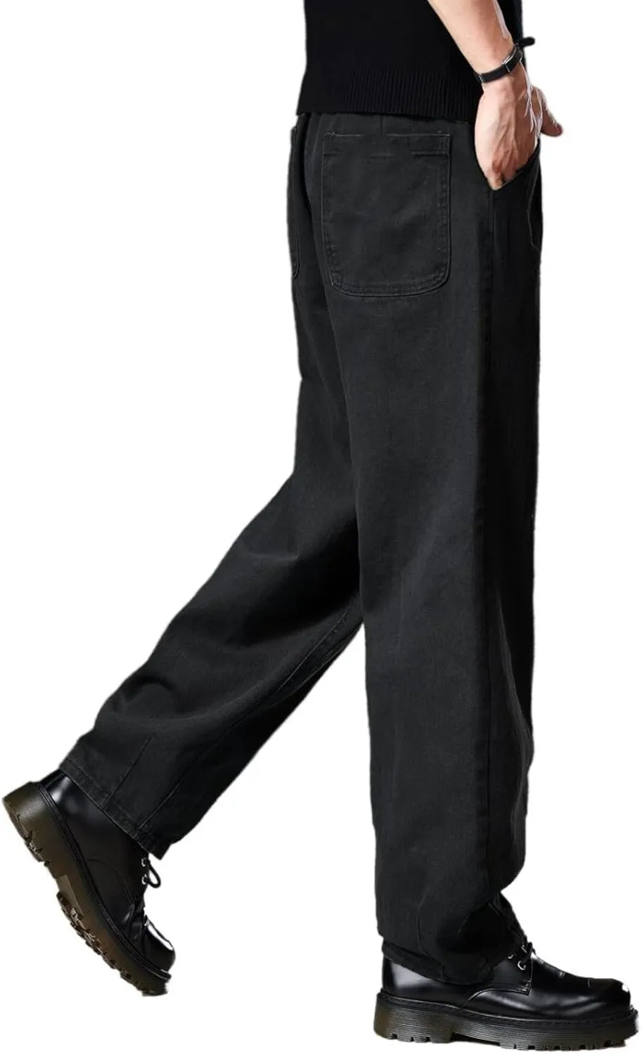 Men's American-Style Straight-Leg Casual Pants, Autumn Loose Cargo Trousers
