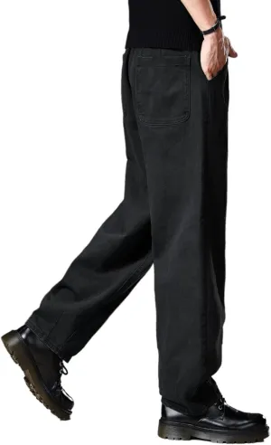 Men's American-Style Straight-Leg Casual Pants, Autumn Loose Cargo Trousers