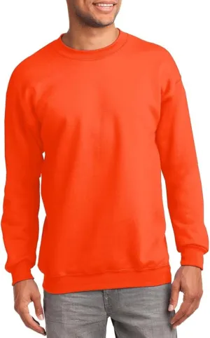 Men's Fall Winter Sweatshirts Basic Solid Color Crewneck Hoodies Loose Casual Youth Pullover Office Home Tops 2024