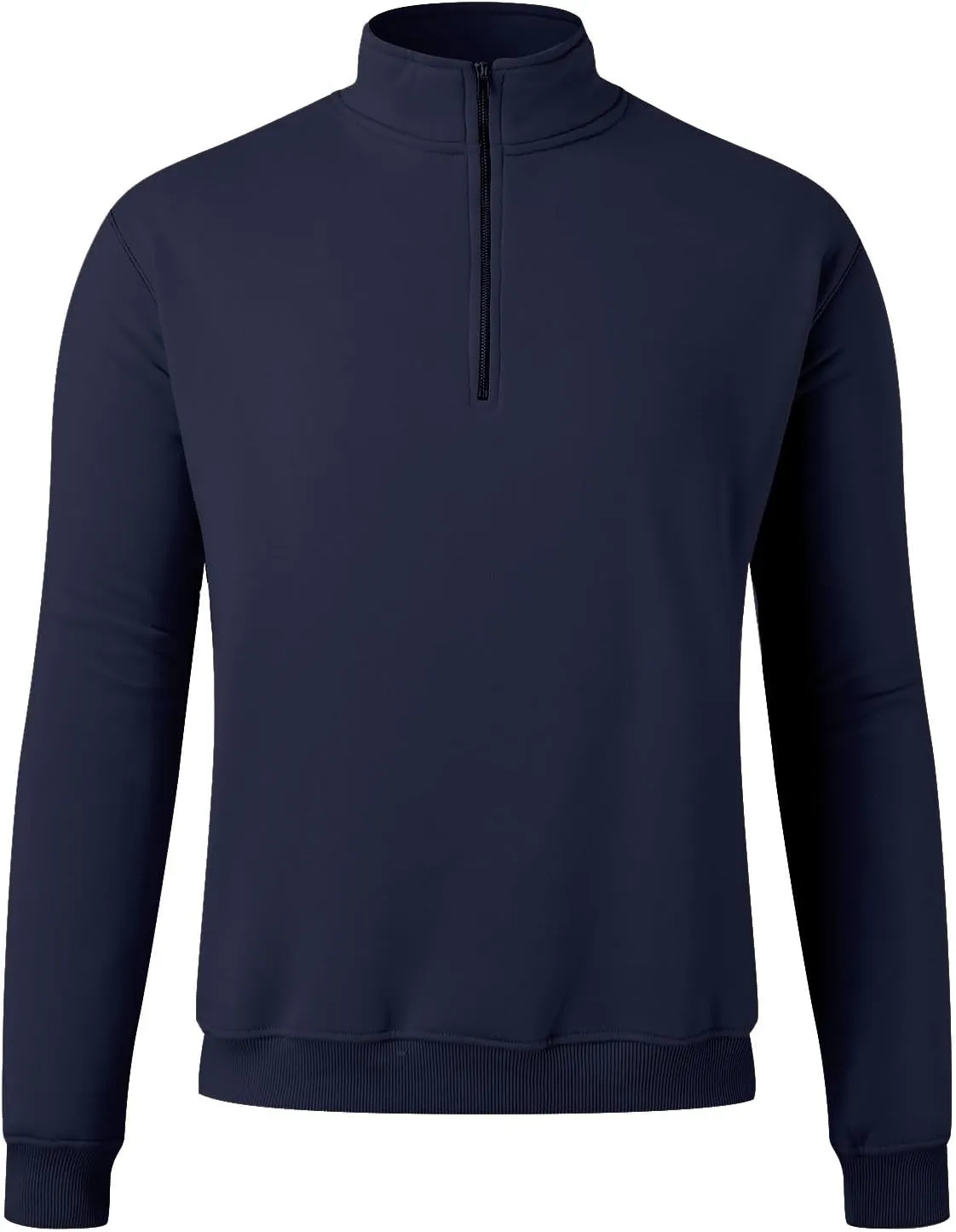 Men's Fleece Pullover, Quarter Zip Up Fleece Sweatshirt, Winter Outdoor Thermal Sweater, Polar Fleece Jacket Tops