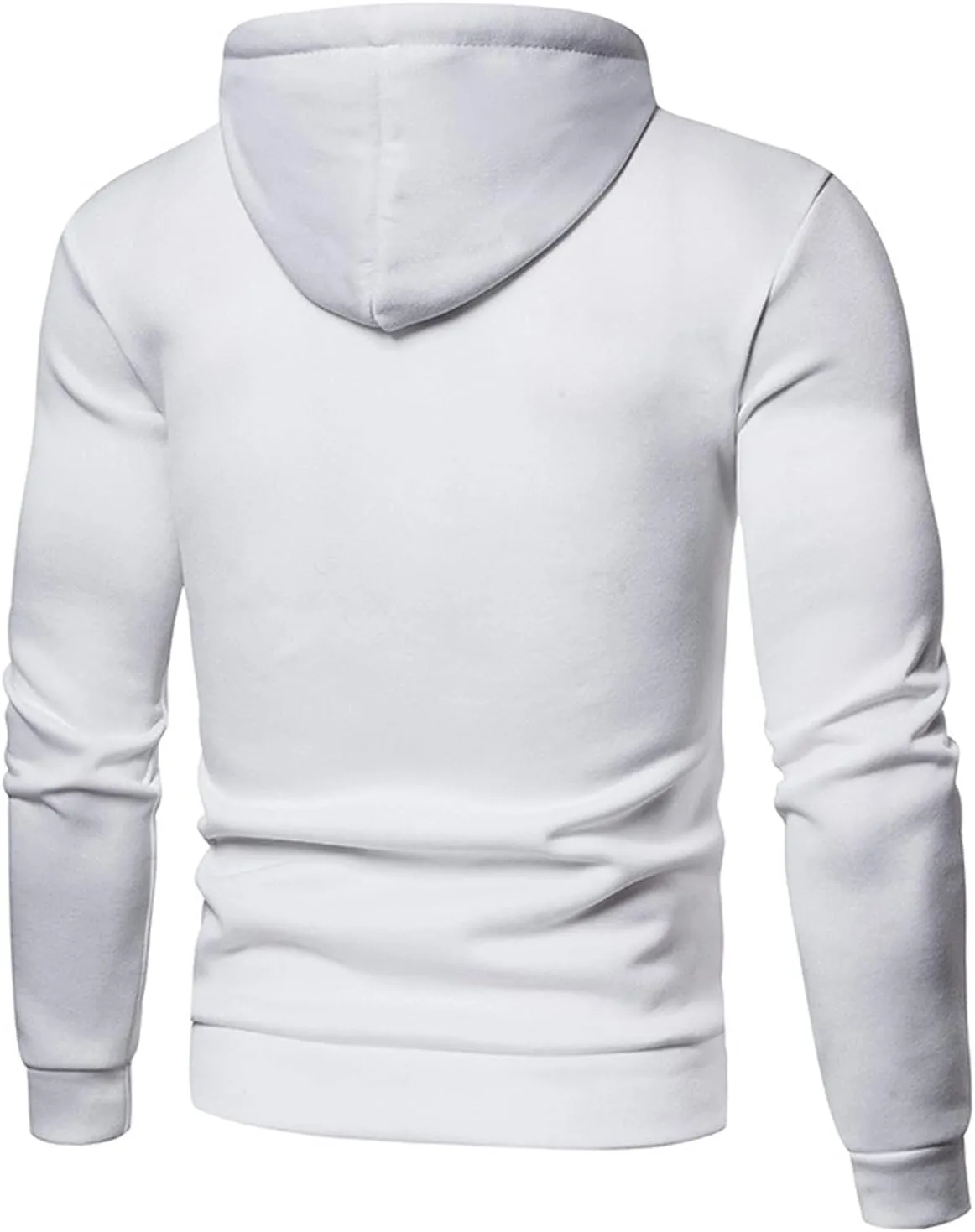 Mens Full Zip Hoodies 2023 Color Block Long Sleeve Casual Drawstring Sweatshirt Sport Outwear Jacket with Pockets