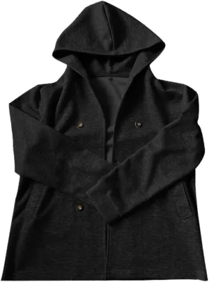 Mens Hoodie Sweatshirt Winter Full Zip Light Weight Fleece Sherpa Lined Warm Jacket Windproof Work Casual Coat Outdoor