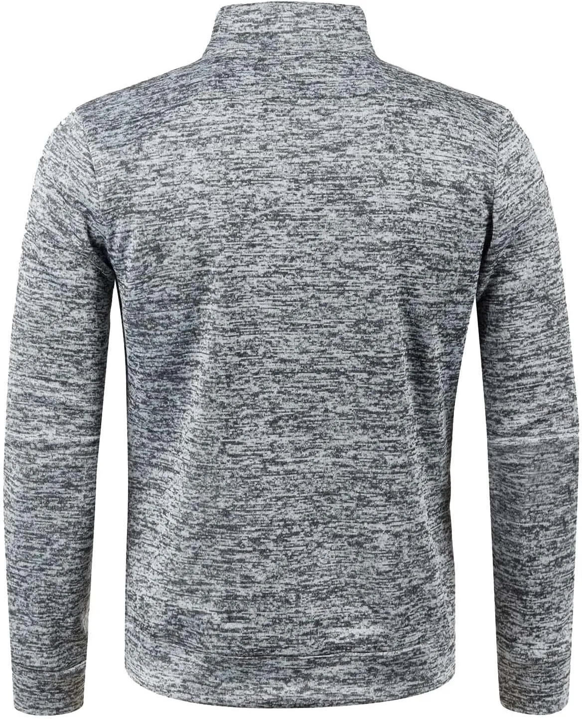 Mens Mock Neck Full Zip Sweatshirts Athletic Jogging Lightweight Fleece Jackets Coat Sweater Hoodie Pullover Tops
