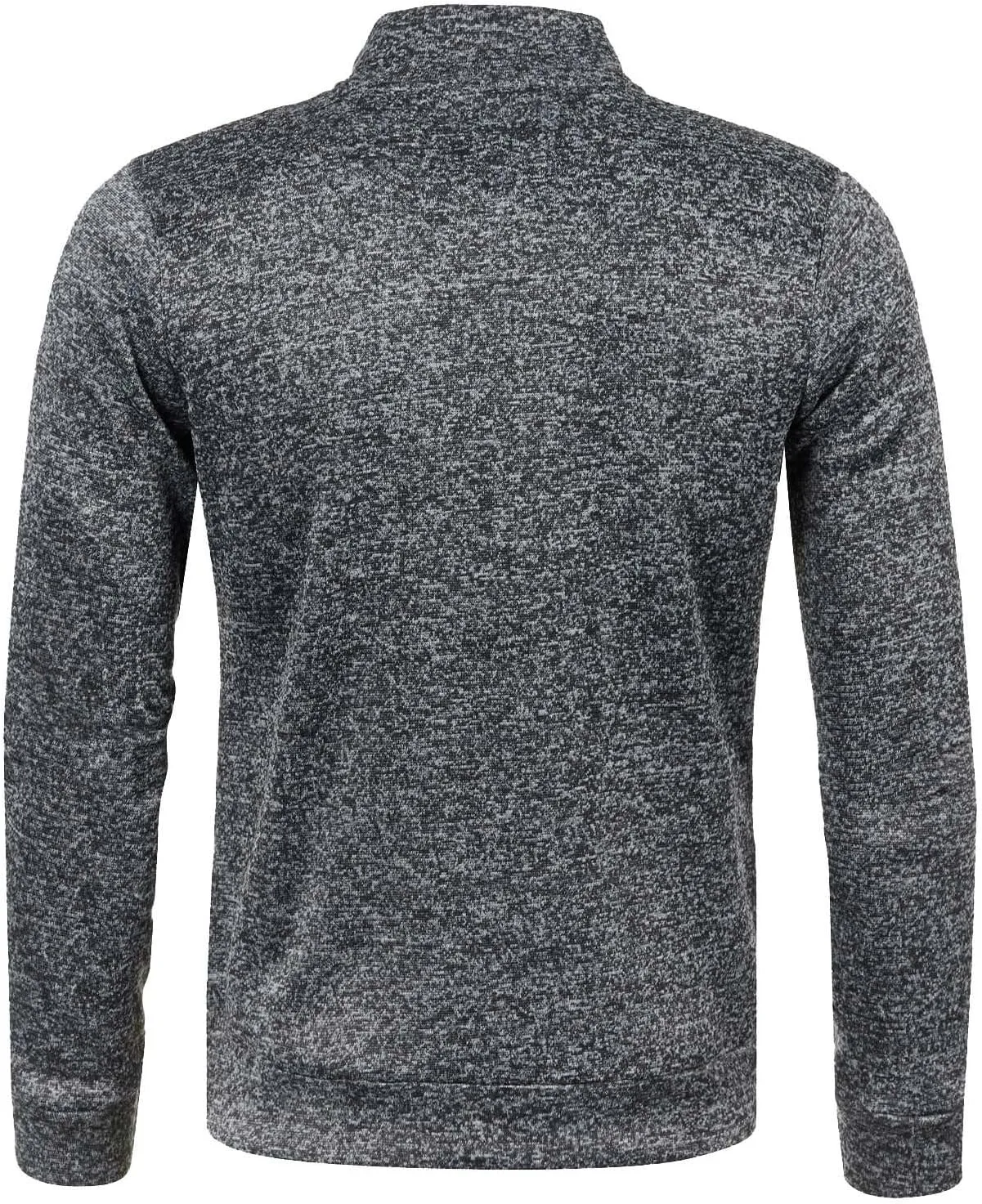 Mens Mock Neck Full Zip Sweatshirts Athletic Jogging Lightweight Fleece Jackets Coat Sweater Hoodie Pullover Tops