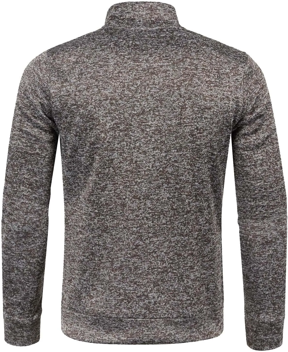 Mens Mock Neck Full Zip Sweatshirts Athletic Jogging Lightweight Fleece Jackets Coat Sweater Hoodie Pullover Tops