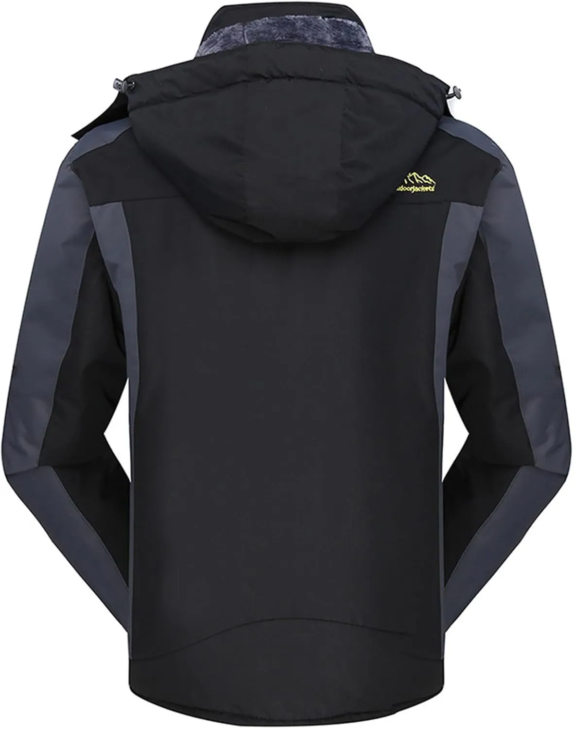 Mens Mountain Waterproof Rain Jacket Windproof Hooded Coat Lightweight Full Zip Long Sleeve Outwears Fall Shell Jacket