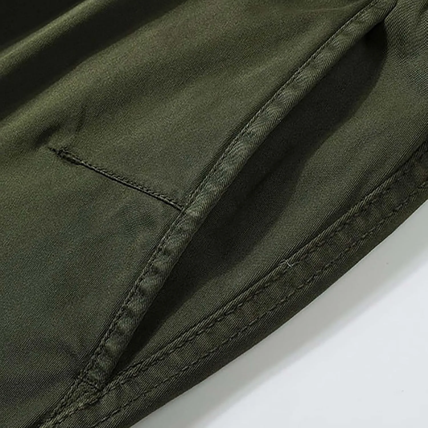 Mens Sweatpants Cargo Men's Casual Waisted Workwear Multi Pocket Solid Color Pants Pantalones De Hombre para Trabajo