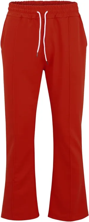 Mens Sweatpants Flare Pants Joggers for Men Workout Casual Pants with Pockets Elastic Drawstring Bell Bottoms Baggy