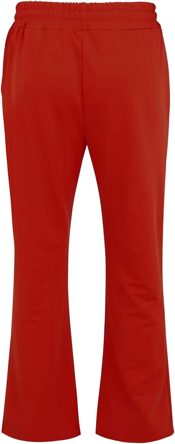 Mens Sweatpants Flare Pants Joggers for Men Workout Casual Pants with Pockets Elastic Drawstring Bell Bottoms Baggy
