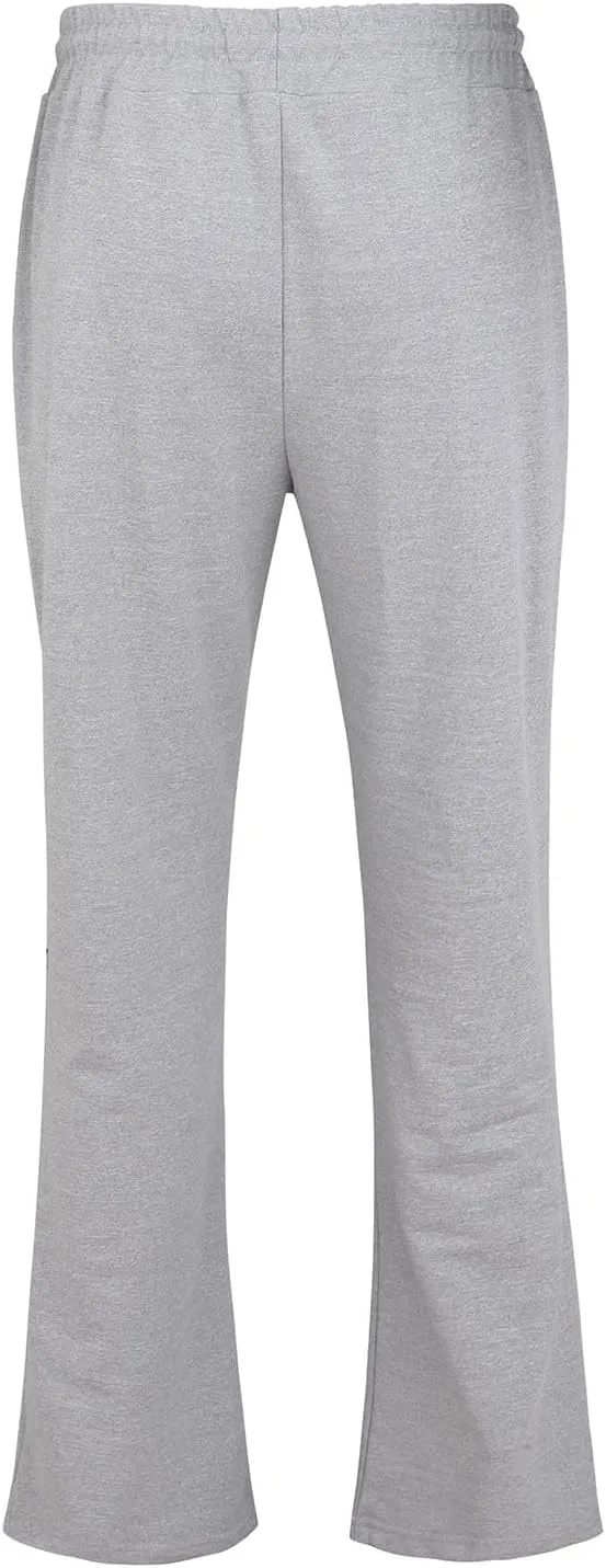 Mens Sweatpants Flare Pants Joggers for Men Workout Casual Pants with Pockets Elastic Drawstring Bell Bottoms Baggy