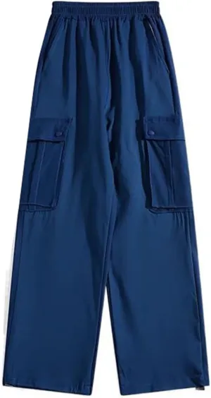 Men's Trouser Autumn and Winter Long Loose Casual Workwear Pants for Men