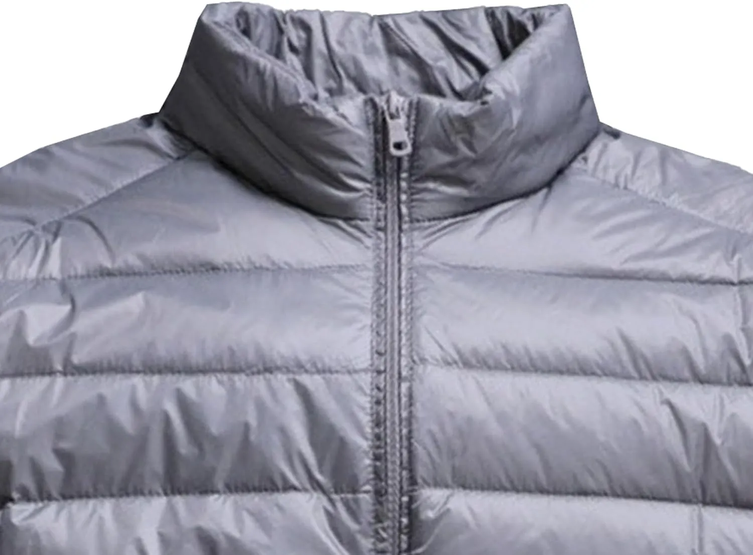 Mens Warm Insulated Down Jacket Packable Winter Puffy Down Coat Lightweight Packable Accent Puffer Jacket