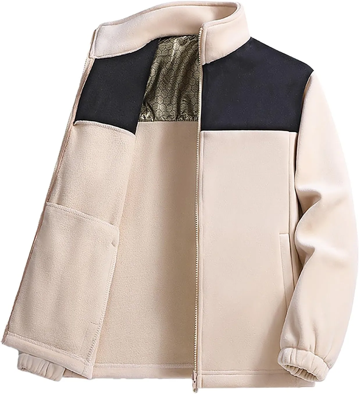 Men's Winter Jacket Thicken Puffy Jacket Windproof Puffer Jacket Quilted Insulated Jacket Down Jacket for Travel