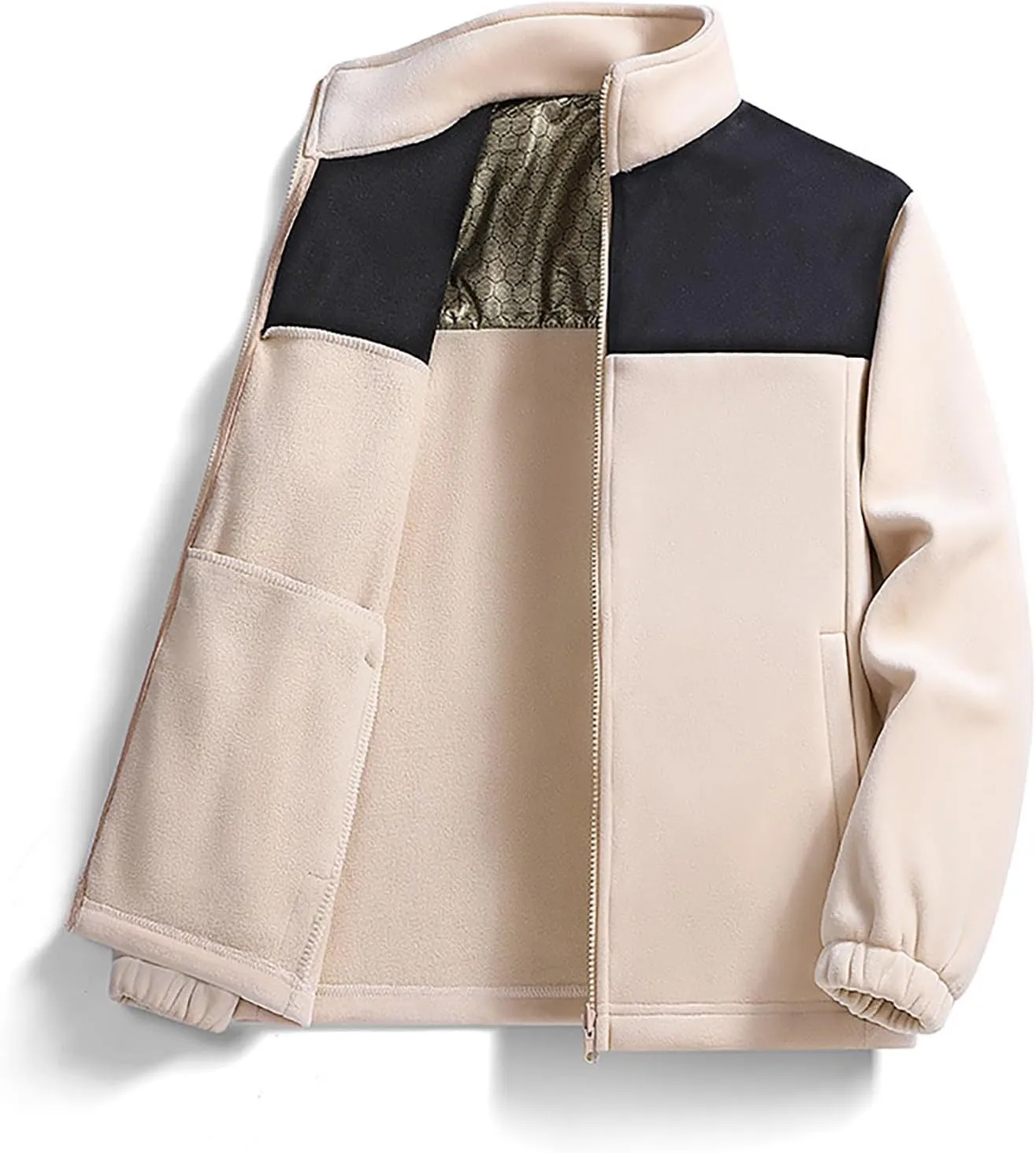 Men's Winter Jacket Thicken Puffy Jacket Windproof Puffer Jacket Quilted Insulated Jacket Down Jacket for Travel