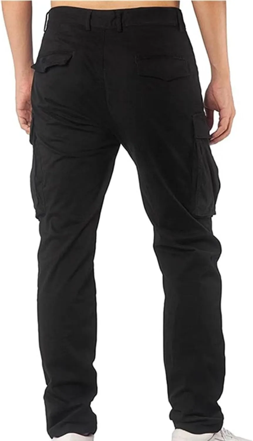 Mens Work Pants Loose Oversized Casual Three Bag Zipper Work Suit with Multiple Pockets Pantalones Tácticos para Hombre