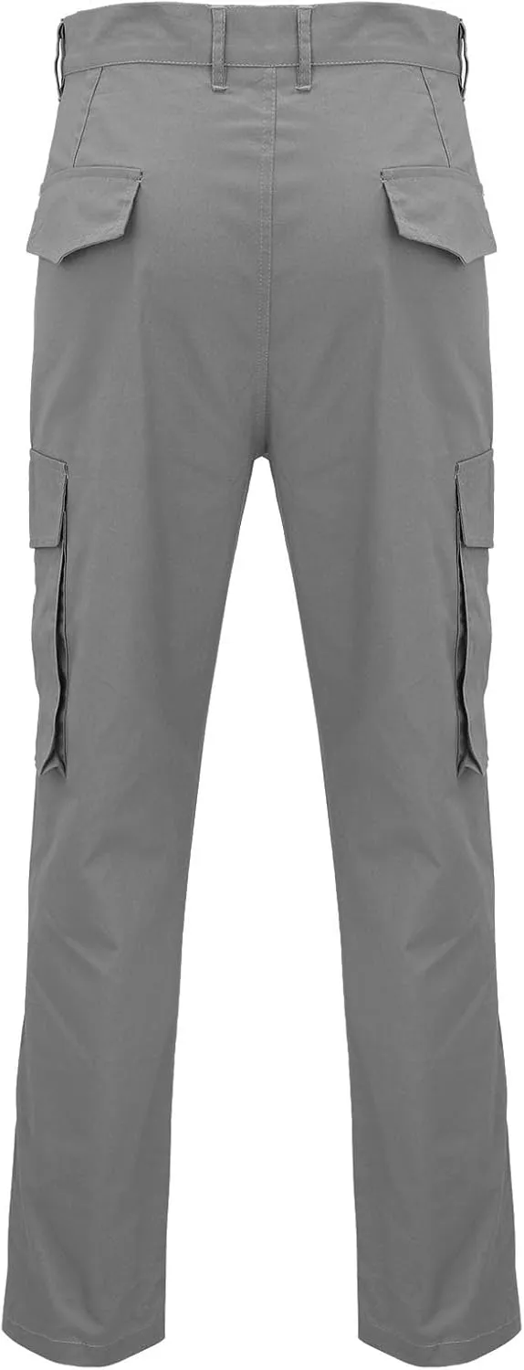 Mens Work Pants Loose Oversized Casual Three Bag Zipper Work Suit with Multiple Pockets Pantalones Tácticos para Hombre