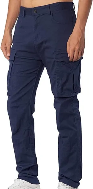 Mens Work Pants Loose Oversized Casual Three Bag Zipper Work Suit with Multiple Pockets Pantalones Tácticos para Hombre
