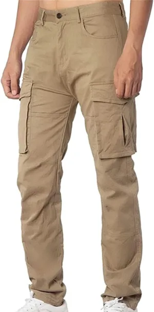 Mens Work Pants Loose Oversized Casual Three Bag Zipper Work Suit with Multiple Pockets Pantalones Tácticos para Hombre