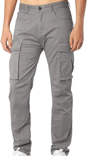 Mens Work Pants Loose Oversized Casual Three Bag Zipper Work Suit with Multiple Pockets Pantalones Tácticos para Hombre