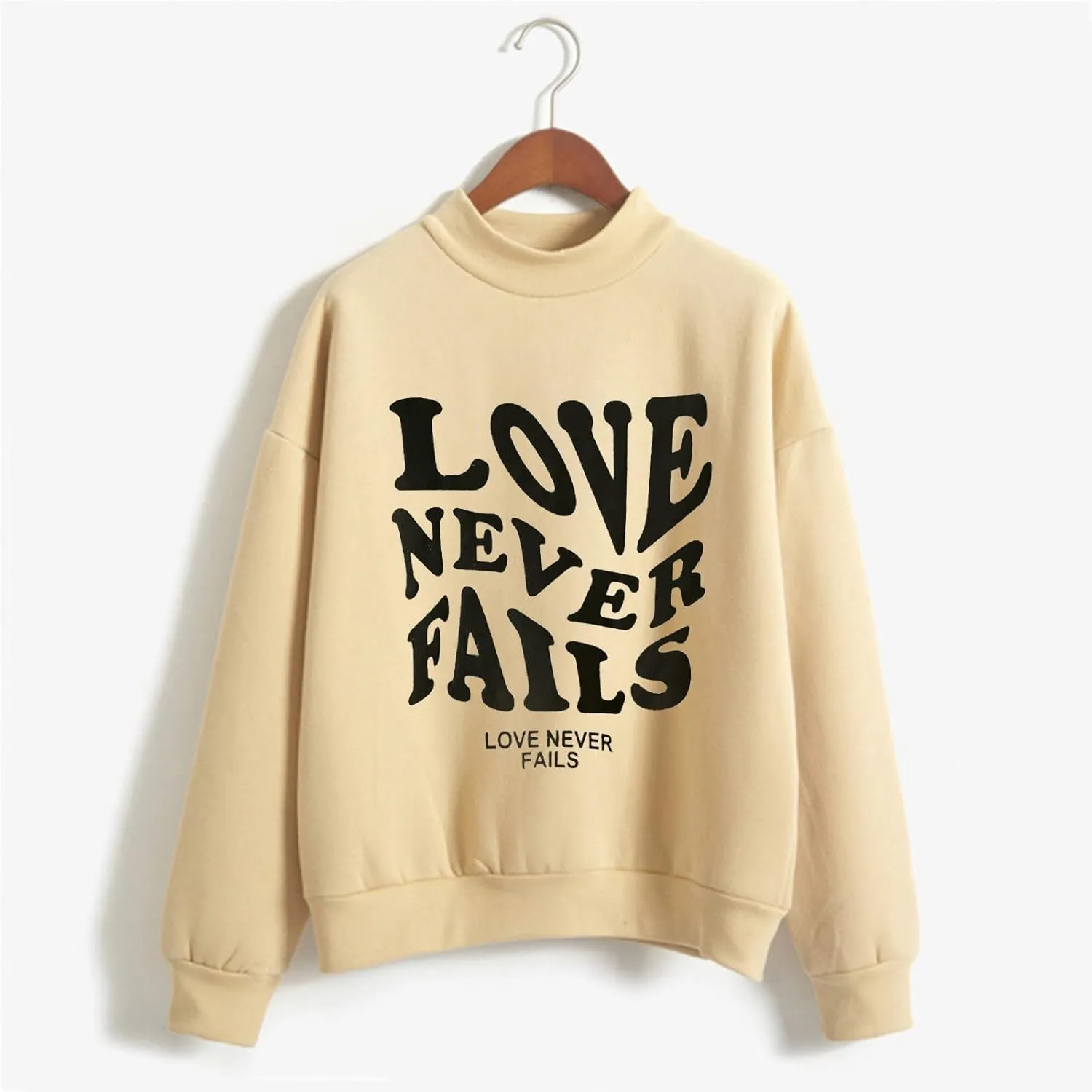 Muyise Sweatshirts for Women, Womens Long Sleeve Crew Neck Pullover Blouses Letter Print Casual Lightweight Loose Tee Shirts