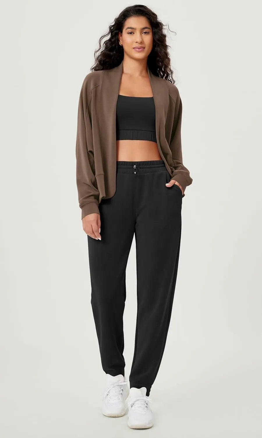 ODODOS Women's Modal Soft Open Front Cardigans Long Sleeve Casual Wrap Outwear