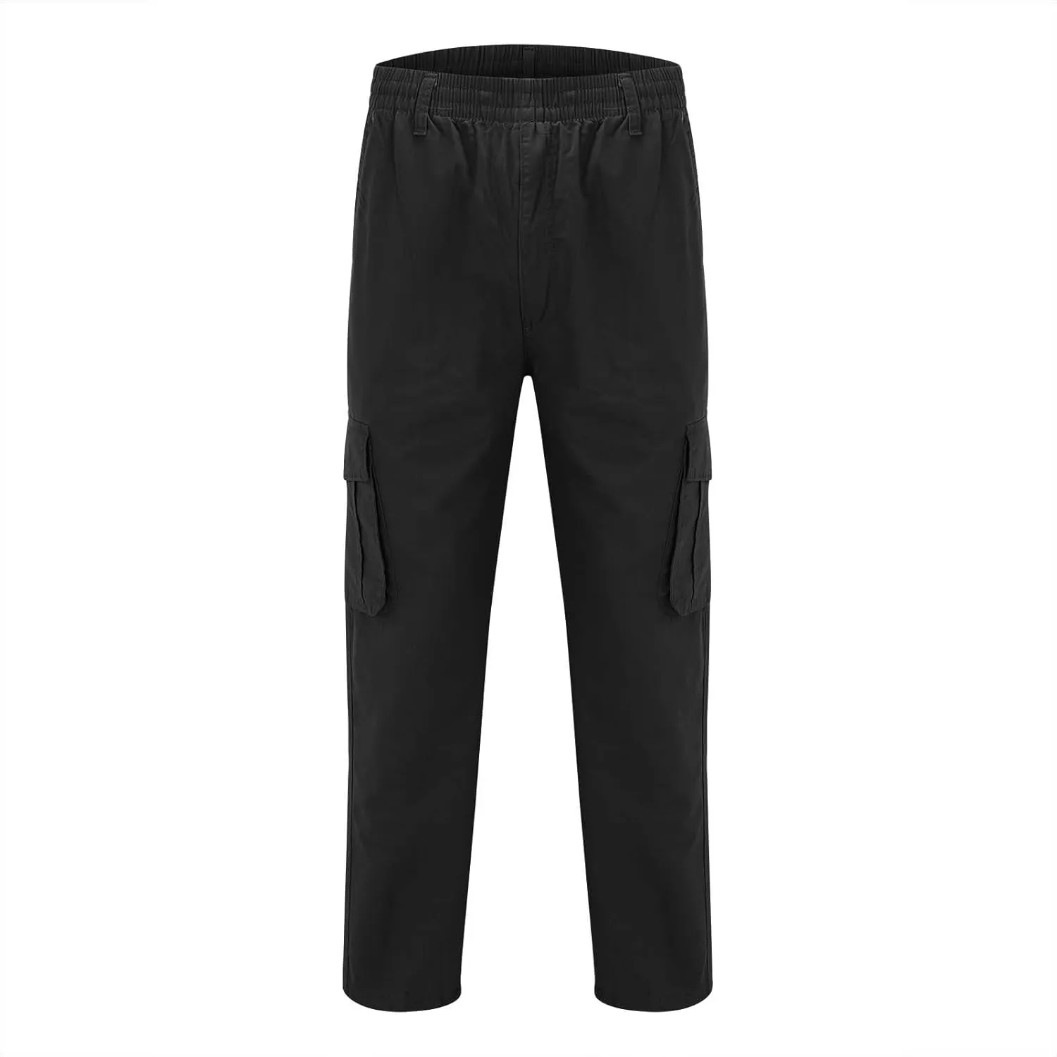 Pants for Men Cargo Men's Casual Waisted Multi Pocket Solid Color Pants Street Pantalones De Construccin para Hombre