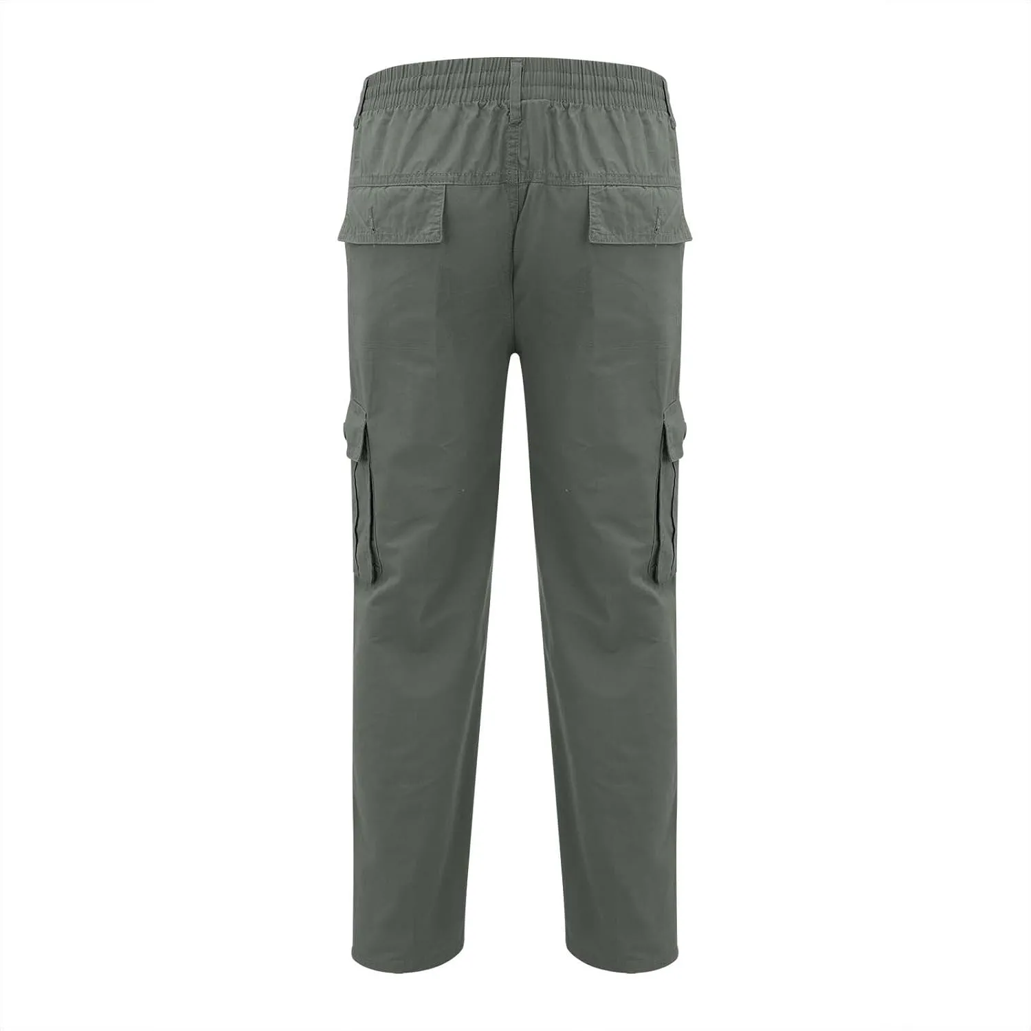 Pants for Men Cargo Men's Casual Waisted Multi Pocket Solid Color Pants Street Pantalones De Construccin para Hombre