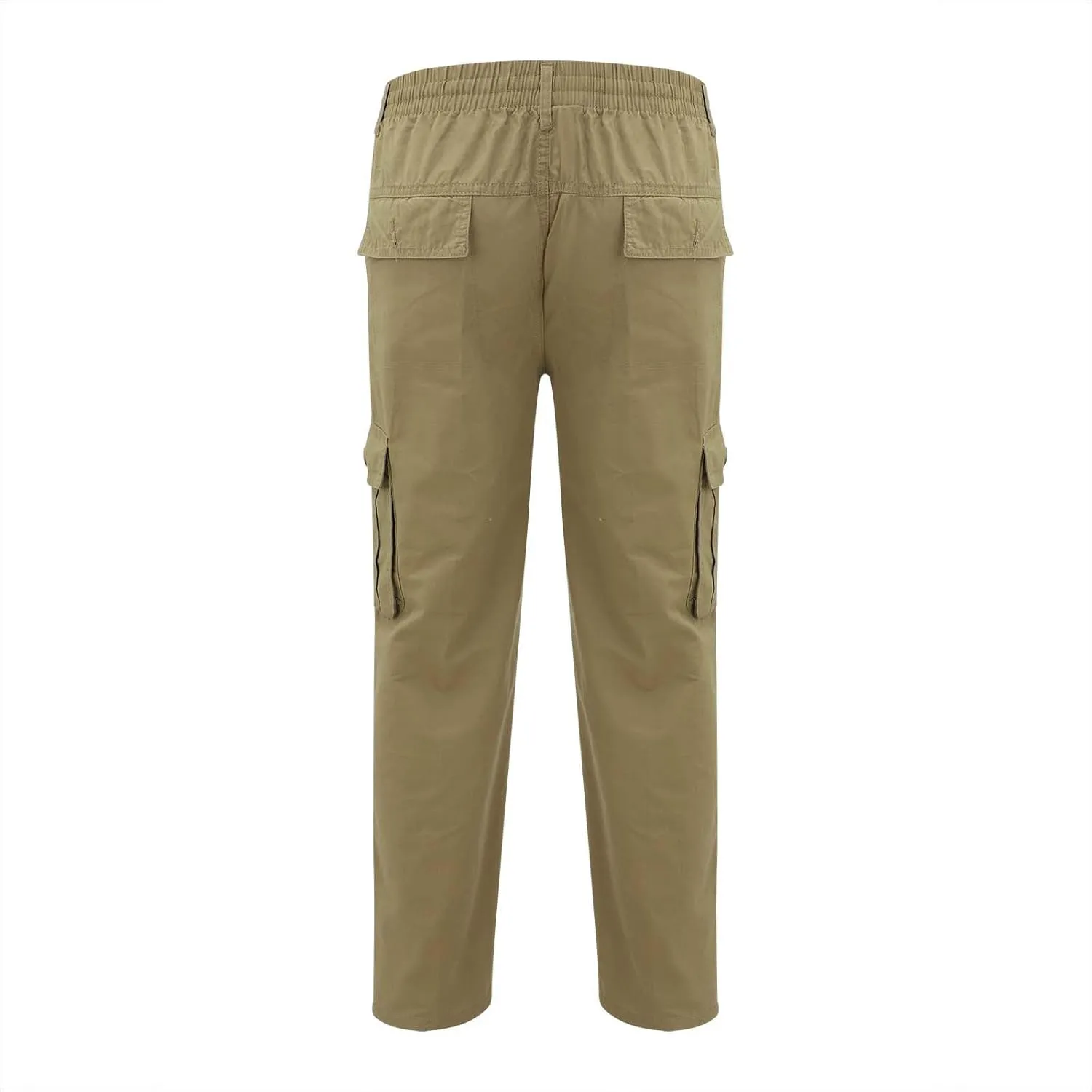 Pants for Men Cargo Men's Casual Waisted Multi Pocket Solid Color Pants Street Pantalones De Construccin para Hombre