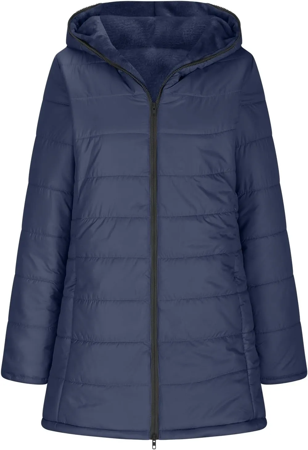 Plus Size Winter Coats for Women Collared Puffer Vest with Pockets Quilted Padded Jacket Women Women Winter Clothes