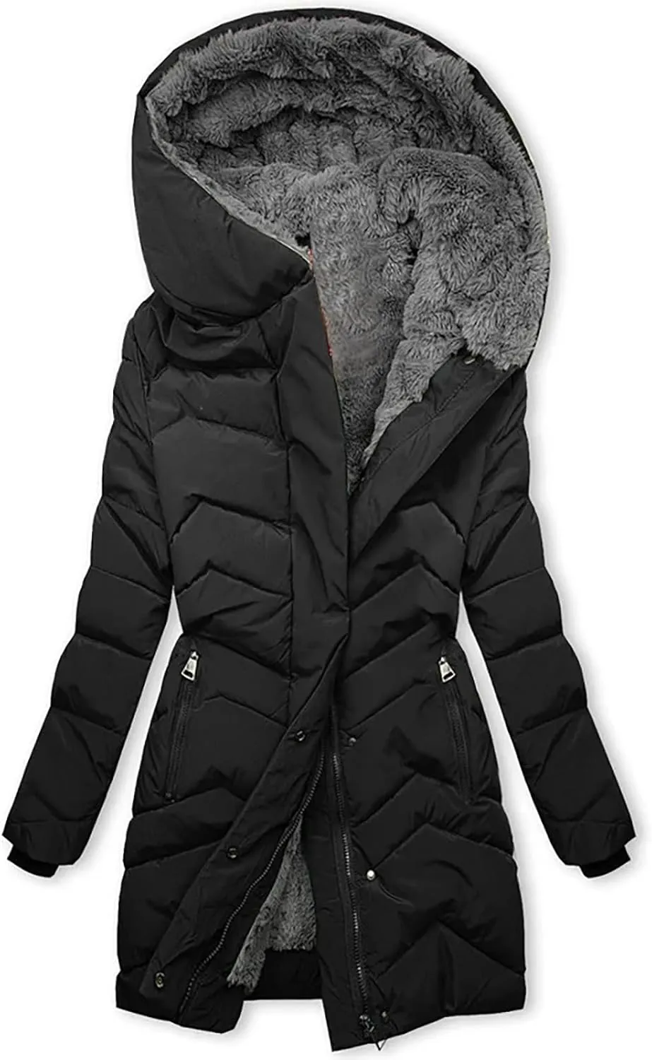 Prime 2024 Today Deals Womens Jackets Fall Down Jacket for Women Womens Light Puffer Jacket Winter Coats and Women Winter Womens Coats 4XL Womens Puffer Winter Coats Black-b