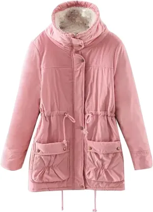 Puffer Jacket Women Jacket Hooded Windproof Winter Coat with Recycled Insulation Winter Slim Puffer Jacket for Women