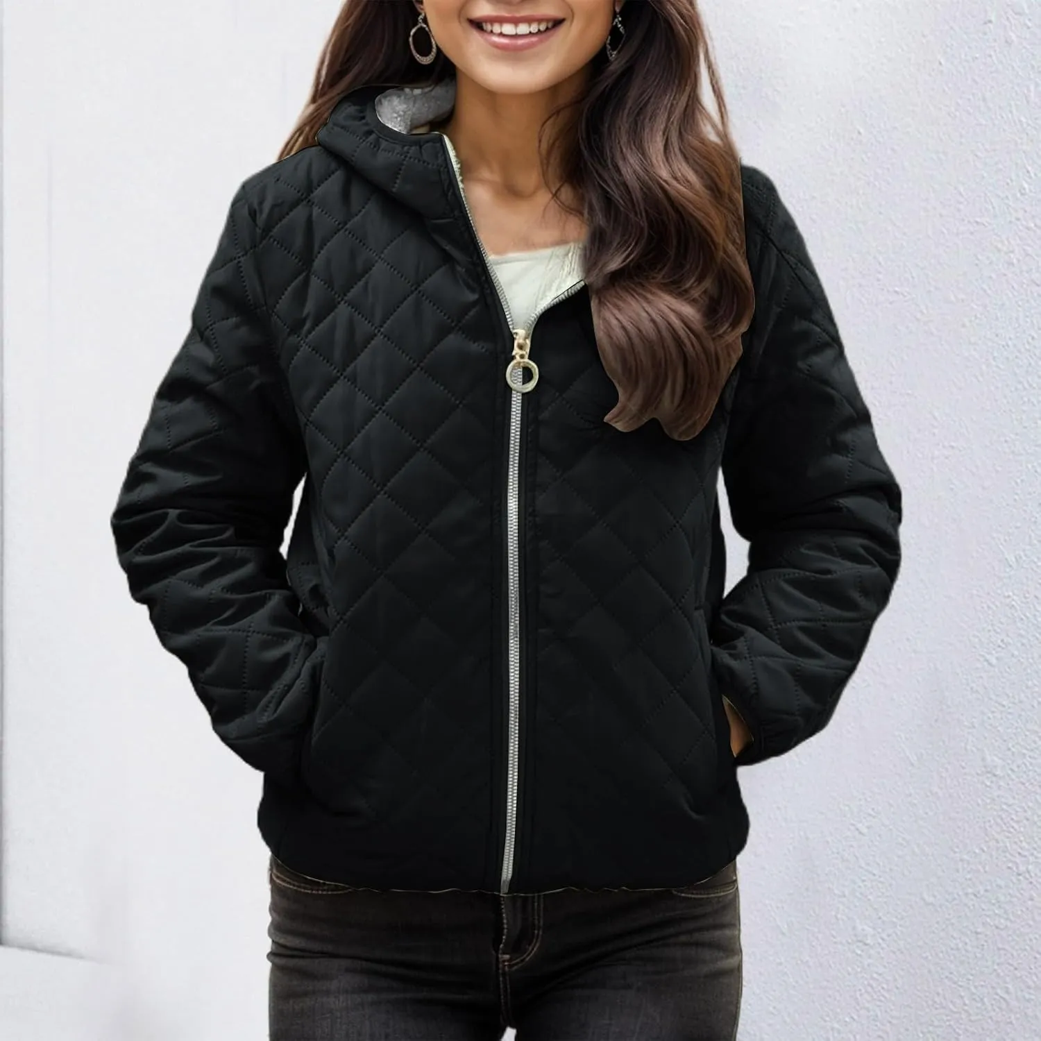 Puffy Coats For Women Packable Down Jacket Womens Packable Puffer Jacket Women Skiing Clothes For Women