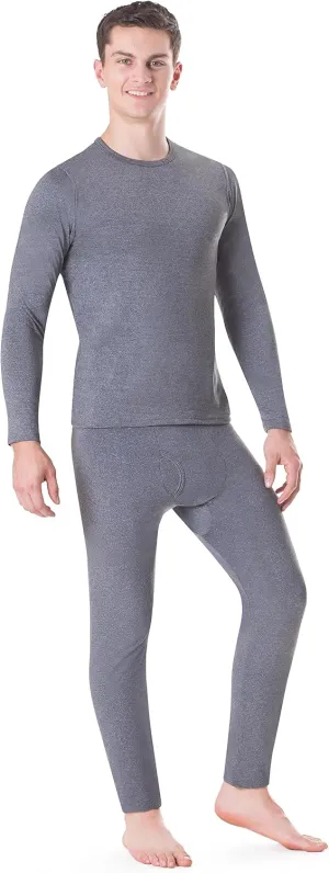 Rocky Thermal Underwear for Men, Long Johns Fleece Lined Set, Shirt & Pants, Base Layer w/Leggings/Bottoms Ski/Extreme Cold