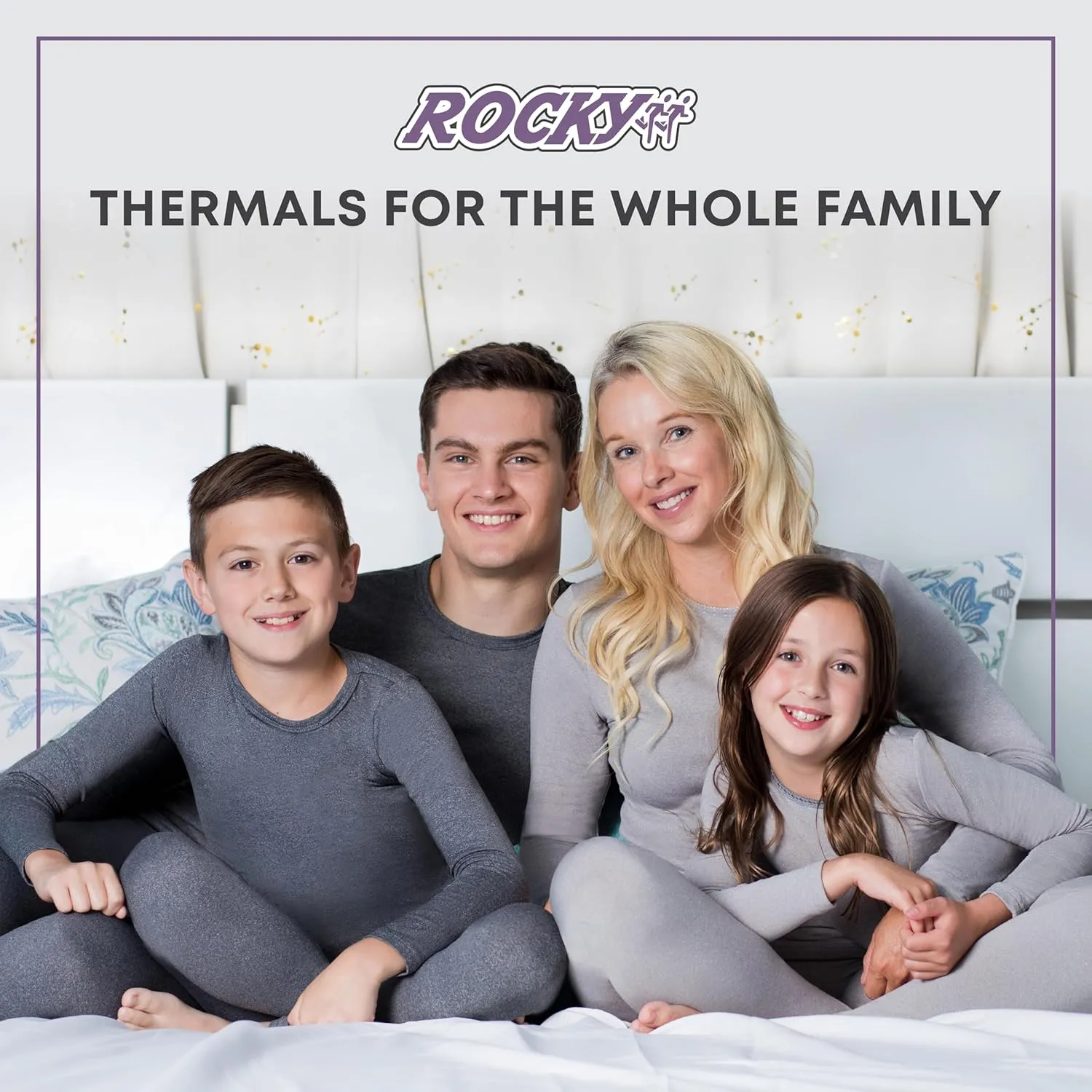 Rocky Thermal Underwear for Men, Long Johns Fleece Lined Set, Shirt & Pants, Base Layer w/Leggings/Bottoms Ski/Extreme Cold